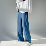 Men Sweatpants Casual Pants Men's Spring Versatile Drooping Wide-Leg Pants Straight