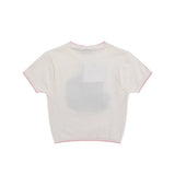 Women Sweater Short-Sleeved Sweater Women's Summer Casual O-neck Short Top