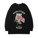 Men Long Sleeve Shirt Autumn and Winter round Neck Long Sleeve T-shirt Men and Women Loose All-Match
