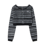 Women Sweater Girls' Short Sweater Autumn Leisure Knitted Coat
