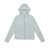 Women Sun Protection Shirt Loose Sunscreen Clothes Girls Summer Casual Hooded Cardigan Long Sleeve