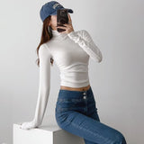 Women's T-Shirt Spring and Autumn Undershirt Women's T-shirt Top