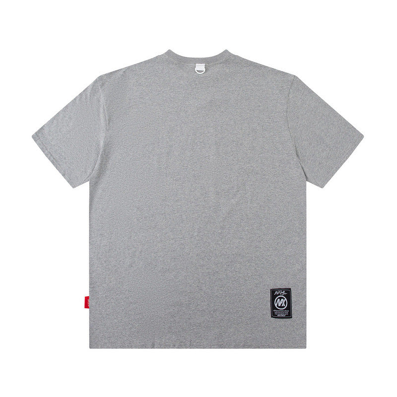 Men T Shirt Men's Loose Printed Fashion Brand Men's Summer T-shirt