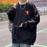 Men Hoodie Sweater Men's Spring and Autumn High Street Fashion Brand Bottoming Long Sleeve
