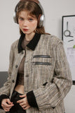 Unisex Jacket Autumn Corduroy Collar Coat Women's Clothing