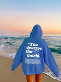 Korean version ins sweater women's loose hooded top shirt jacket