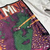 Yao888 Vintage Streetwear Band Punk Washed Old Casual Short