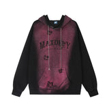 Men Hoodie Printed Hoodie Male Letter Embroidery Loose Hoodie Autumn and Winter