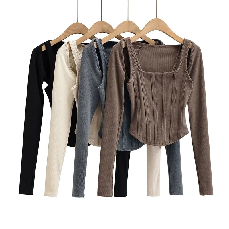 Women Camisole Spring Slim-Fitting Suspenders Vest