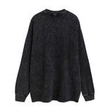 Men Long Sleeve Shirt Vintage Long Sleeve Vintage Bottoming T-shirt Men and Women Vibe