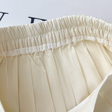 Women Skirt Summer Vintage Artistic Mid-Length Pleated Skirt