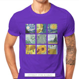 Vintage Alternative Funny Artwork Van Gogh Painting Men