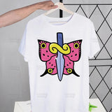 JoJo Bizarre Adventure T Shirts print O-Neck Short Sleeve