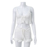 Women Co-Ord Set Summer Shorts Two Pieces
