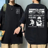 Summer Loose Harajuku Cotton Short Sleeve Japanese Anime