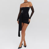 Women Desses Stitching Dress Slimming Hip Skirt Women
