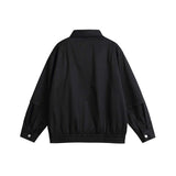 Unisex Jacket Autumn Two-Color Zipper Casual Jacket Women's Clothing