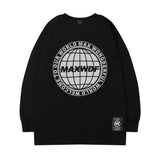 Men Long Sleeve Shirt Logo round Neck Long Sleeve T-shirt Men and Women Street Hip Hop Couple