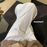 Men Sweatpants Men's Waffle Design Casual Pants Straight Loose