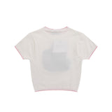 Women Sweater Short-Sleeved Sweater Women's Summer Casual O-neck Short Top