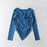 Women T-Shirt Long-Sleeved T-shirt Women's Bottoming Shirt Top
