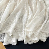 Women Skirt Mid-Length Mesh Dress