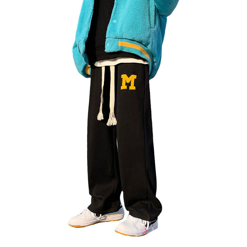 Men Sweatpants Sweatpants Men's Spring Sports Pants Straight Loose