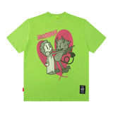 Men T Shirt American Street Short-Sleeved T-shirt Men's Loose