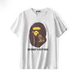 Bathing Ape T Shirt Printed T-shirt Short Sleeve Crew Neck T-shirt