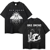 One Band And Rock Band Music Tour Washed T-shirts