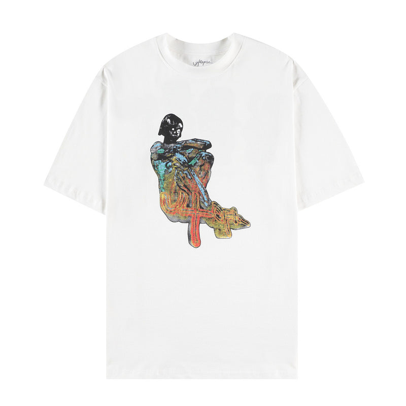 Travis Scott T-Shirt TRAVIS SCOTT CACTUS JACK Loose Crew Neck Short Sleeve