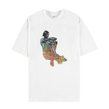 Travis Scott T-Shirt TRAVIS SCOTT CACTUS JACK Loose Crew Neck Short Sleeve