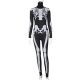 Women Jumpsuit Halloween Cosplay Fashion Printed Jumpsuit