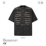 American vintage street T-shirt men's loose cotton