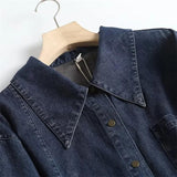 Women T-Shirt Autumn Long Sleeve Denim Shirt Jacket