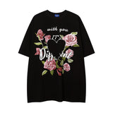Men T Shirt Short Sleeve T-shirt Men and Women Street Loose Couple
