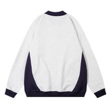 Men Hoodie Lapel Sweater Boys Letter Print Spring and Autumn Loose Casual Pullover