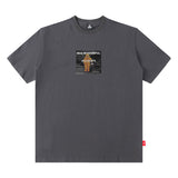Men's T Shirt Printed Short-Sleeved T-shirt Men's and Women's Hip Hop Loose Top