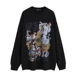 Men Long Sleeve Shirt Autumn and Winter Printing Long Sleeve Bottoming T-shirt for Men and Women