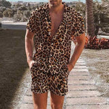 Men Co-Ords Spring Shirt Men Loose Casual Two-Piece Suit