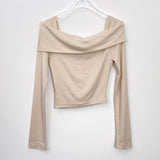 Women Long Sleeve Shirt Autumn Slim Fit Slimming Long Sleeves Bottoming Shirt