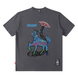 Men T Shirt T-shirt Men's and Women's National Fashion Brand Loose Short Sleeve Couple