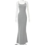 Women Dresses Slim-Fit Hip Strap Long Fishtail Skirt