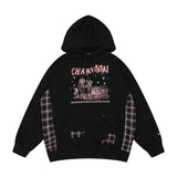 Men Hoodie Hooded Sweater Men's Autumn Loose Sports Printed Long-Sleeved Hoodie