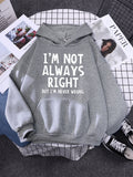 Women's Hoodie Cool Interesting Letters Printed Tops