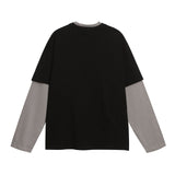 Unisex long-sleeved shirt men's autum campus style