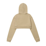 Women Hoodie Cropped Hoodie Girls Autumn Leisure