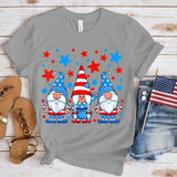 Women's Independence Day T Shirt round Neck Short Sleeve T-shirt Women's Top