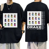 Rapper Drake Graphic Print T-shirt Men's T-shirt