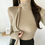 Women Long Sleeve Shirt Female Purple White